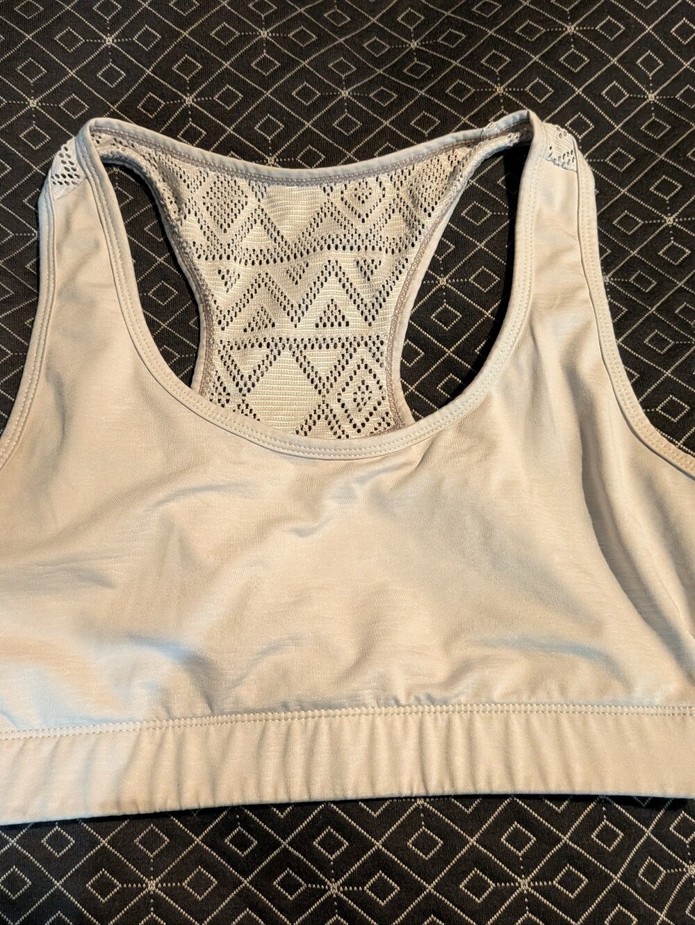 White Racerback Sports Bra - Women Intimates
